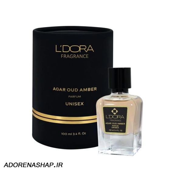 پرفیوم لدورا فرگرنس مدل AGAR OUD AMBER حجم 100 میلی لیتر